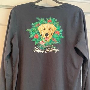 Vineyard Vines Holiday Shirt - Womens Size L